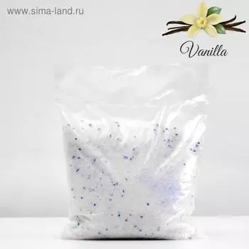 Наполнитель силикагелевый, кристаллы, 4 л, аромат ванили