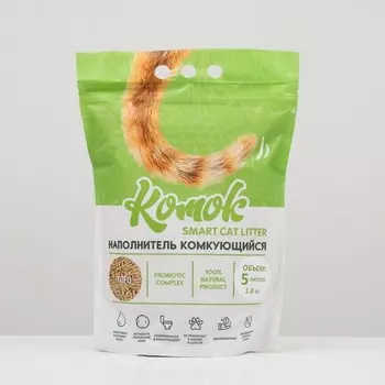 Наполнитель тофу "Комок" Tofu, 5 л