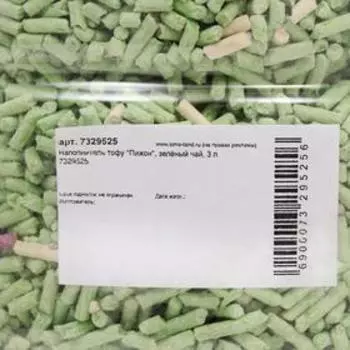 Наполнитель тофу "Пижон", зелёный чай, 3 л