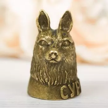 Напёрсток сувенирный «Сургут», латунь