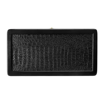 Нарды деревянные, настольная игра, 40 х 40 см, кожа, черные