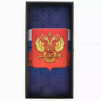 Нарды "Герб", деревянная доска 40 х 40 см, с полем для игры в шашки