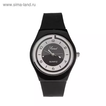 Наручные часы женские "Sweet", ремешок силикон, микс