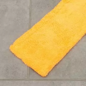 Насадка для плоской швабры Доляна, микрофибра, 4212 см, оранжевая