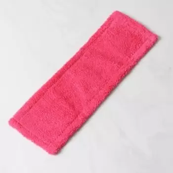 Насадка для плоской швабры Доляна, 4212 см, микрофибра, цвет розовый