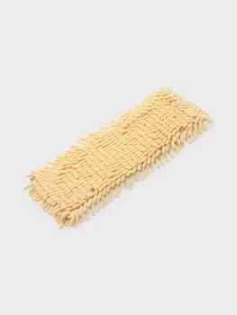 Насадка для плоской швабры «Доляна. Пастель», 4313 см, микрофибра букли, 80 г, жёлтая