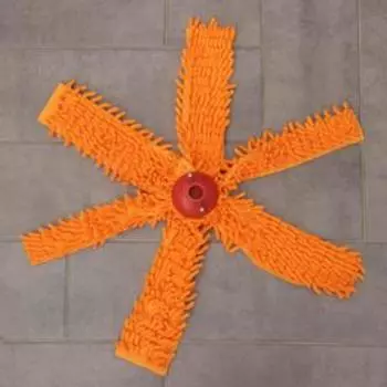 Насадка для швабры цельная Доляна «Юбочка букли», микрофибра букли, 170 гр, цвет МИКС