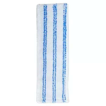 Насадка для швабры Pioneer 16, микрофибра, 38x10 см, цвет белый-синий