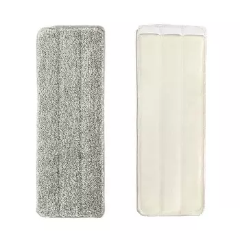 Насадка, для швабры, с механизмом отжима, из микрофибры, 34х12.5х0.3 см