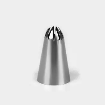 Насадка кондитерская KONFINETTA «Закрытая звезда», d=2.8 см, выход 0.6 см, нержавеющая сталь