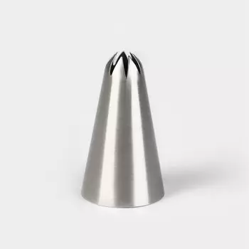 Насадка кондитерская KONFINETTA «Закрытая звезда», d=3 см, выход 1.3 см, нержавеющая сталь