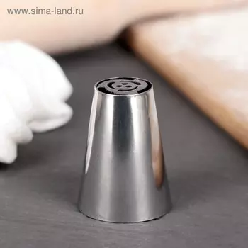 Насадка кондитерская KONFINETTA «Тюльпан», d=3 см, выход 1.7 см, нержавеющая сталь