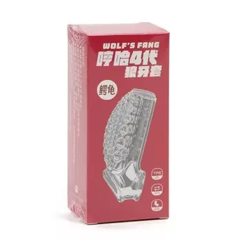 Насадка на пенис с эрекционным кольцом, гелевый силикон, стимулирующая, рельеф А, прозрачная