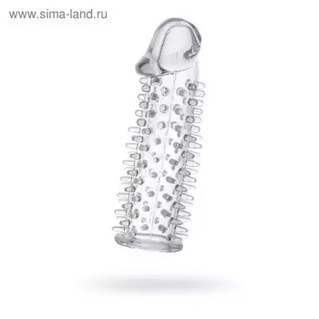 Насадка на пенис Toyfa, цвет прозрачный, 12,5 см