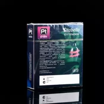 Насадка стимулирующая Sitabella Extend Platino «Шторм» с усиками, овок