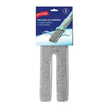 Насадки к швабре, со слайд механизмом Do it easy, 38х11.3 см