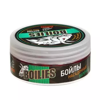 Насадочные бойлы MINENKO, Клубника, варёные, 14 мм, 100 г