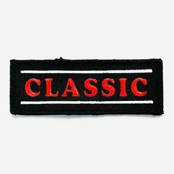 Нашивка Classic, размер 9x3 см