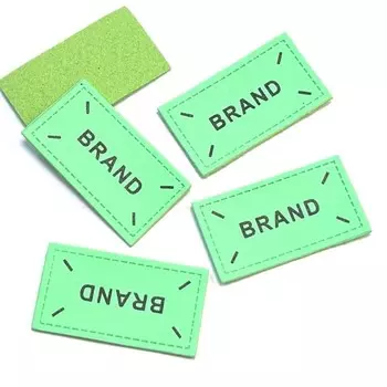 Нашивка под кожу BRAN, размер 2,5x4,5 см, цвет мятный