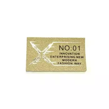 Нашивка под кожу, размер 6x4 см, цвет бежевый