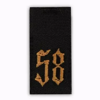 Размерник 58, 4.61 см, черный