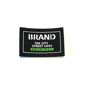 Нашивка Вrand, размер 6x4 см, цвет черный