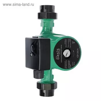 Насос циркуляционный Оasis C 25/4, напор 4 м, 40 л/мин, 35/53/72 Вт