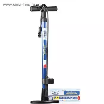 Насос ручной мощный с манометром,3 адаптера, 7 Bar ALCA