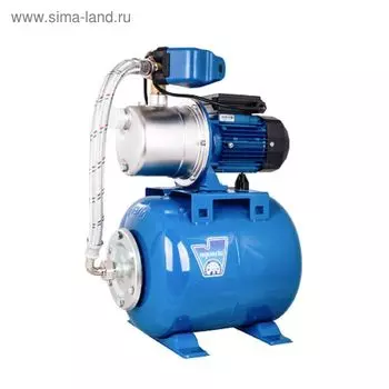 Насосная станция Aquario AUTO AJS-100А, 1000 Вт, 60 л/мин, напор 50 м, бак 24 л