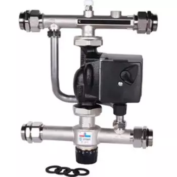 Насосно-смесительный узел STOUT SDG-0120-007001, термостатический клапан 30-60°C, UPSO 25-65