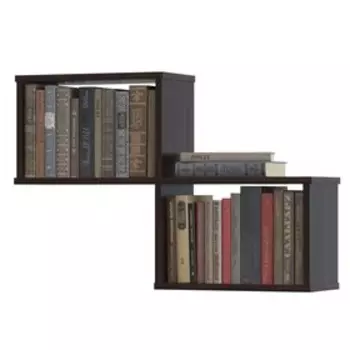 Настенная полка, 780 × 196 × 520 мм, цвет венге