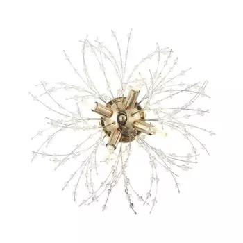 Настенно-потолочный светильник Salut 4xG9 40Вт, размер 40x40x22 см, цвет золото