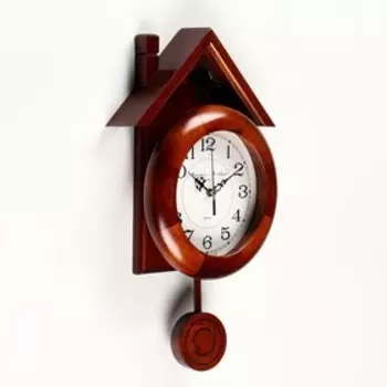 Настенные часы, с маятником "Нари", 28 х 21.5 х 7 см