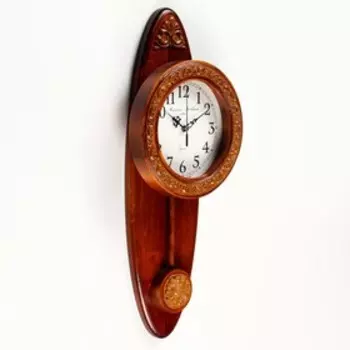 Настенные часы, с маятником "Олимбос", 48.5 х 19 х 7 см