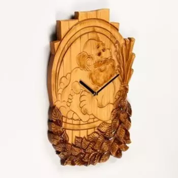 Настенные часы, серия: Интерьер, "Баня", плавный ход