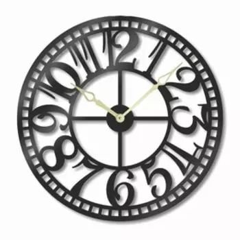 Настенные часы, серия: Интерьер, "Малос", плавный ход,47 х 47 х 0.8 см