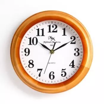 Настенные часы, серия: Интерьер, "Пик", плавный ход, 24 х 24 см