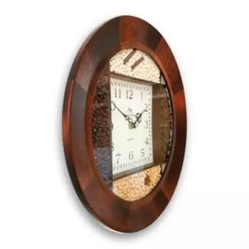 Настенные часы, серия: Интерьер, "Ресторан", 32 х 32 х 5 см