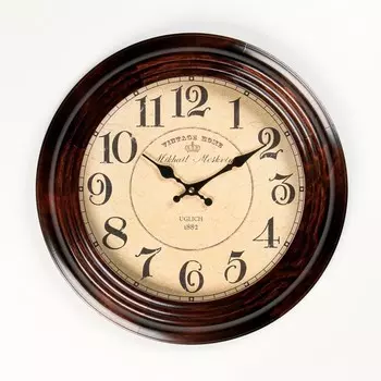 Настенные часы, серия: Интерьер, "Висбаден", плавный ход