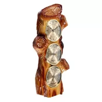 Настенные часы, серия: Интерьер, "Ящерица", с барометром