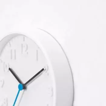 Настенные часы СТОММА, 20 см, цвет белый
