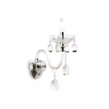 Настенный классический светильник с хрусталём Ambrella light, Classic, TR4911, 1хE14, цвет хром