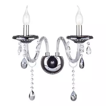 Настенный светильник 2х60Вт E14, размер 31x19x23,5 см