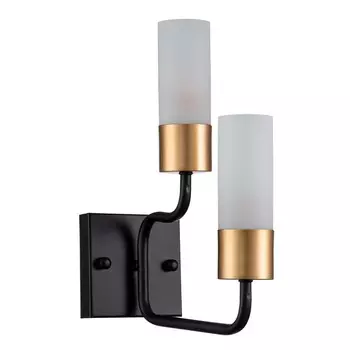 Настенный светильник 2x40Вт E14, размер 28x12x36 см