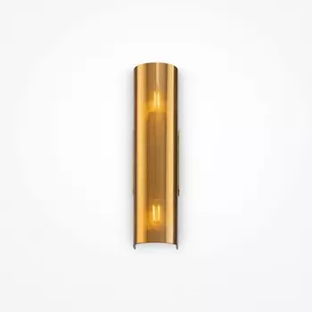 Бра Maytoni P011WL-02G, 2хE14, 40Вт, 8х8,4х32 см, цвет золото