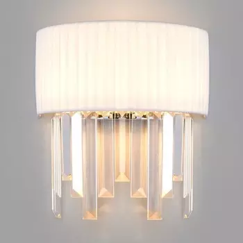 Настенный светильник с абажуром Amantea, 40Вт, E14, 25x15x25 см