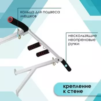 Турник настенный «Атлет» Проф, цвет белый