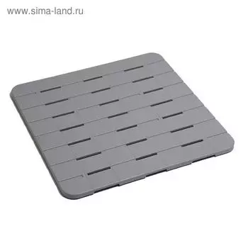 Настил для душевой кабины PRIMANOVA Duck, пластик, цвет серый