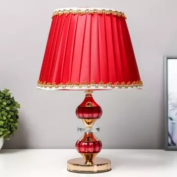 Настольая лампа "Нателла" Е27 40Вт золото 28х28х45 см