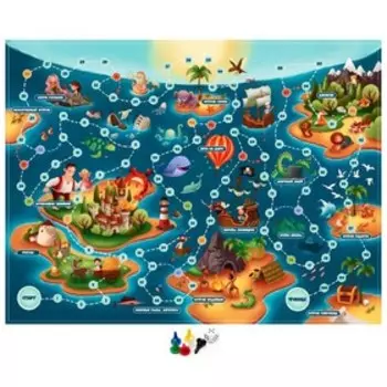 Настольная игра-бродилка «Карта сокровищ»